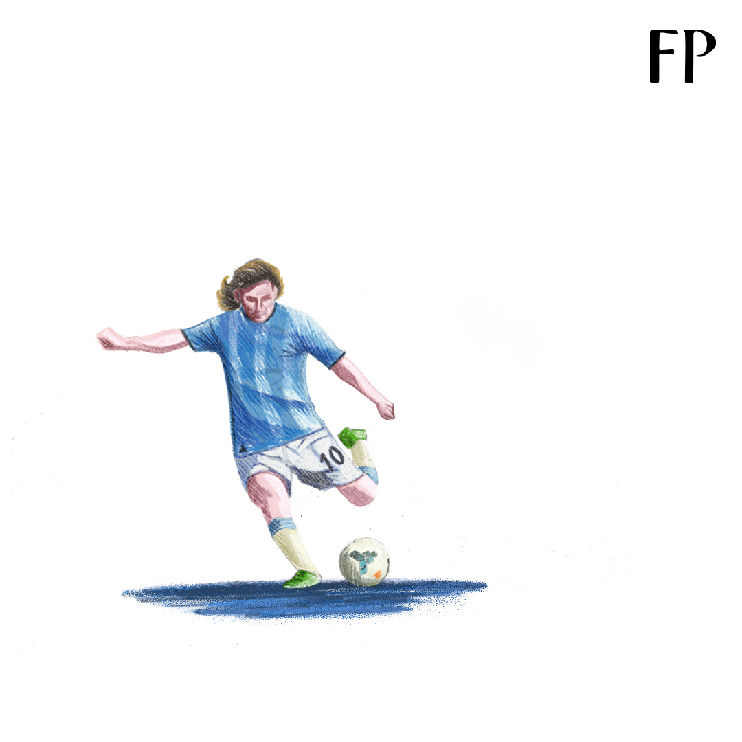 An illustration of Lionel Messi for Football Paradise