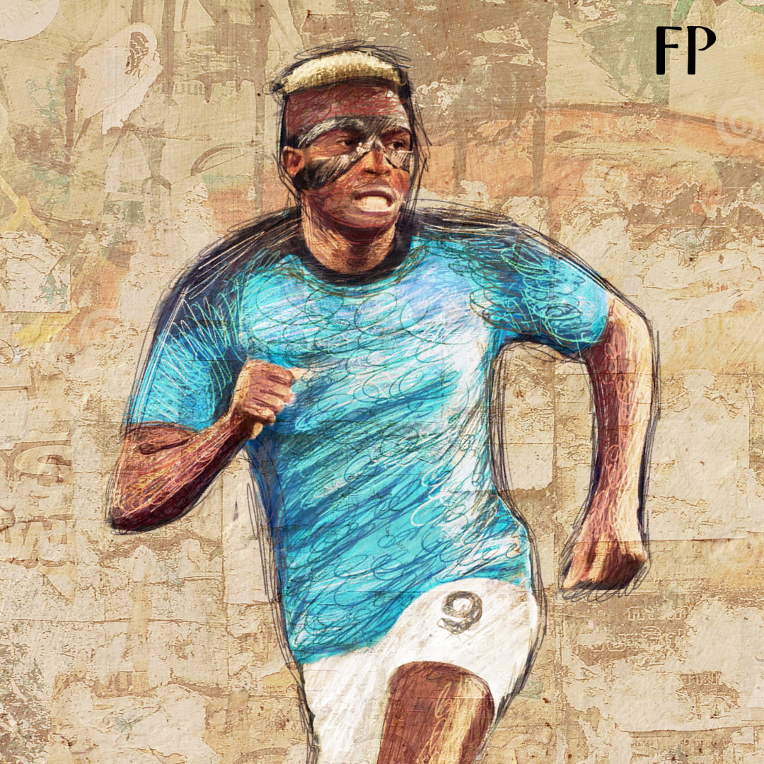 Illustration of Victor Osimhen